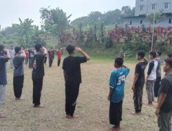 Peduli Pendidikan Karakter, Koramil Pacet & Puri Latihkan Dasar Kedisiplinan Santri Pondok Pesantren