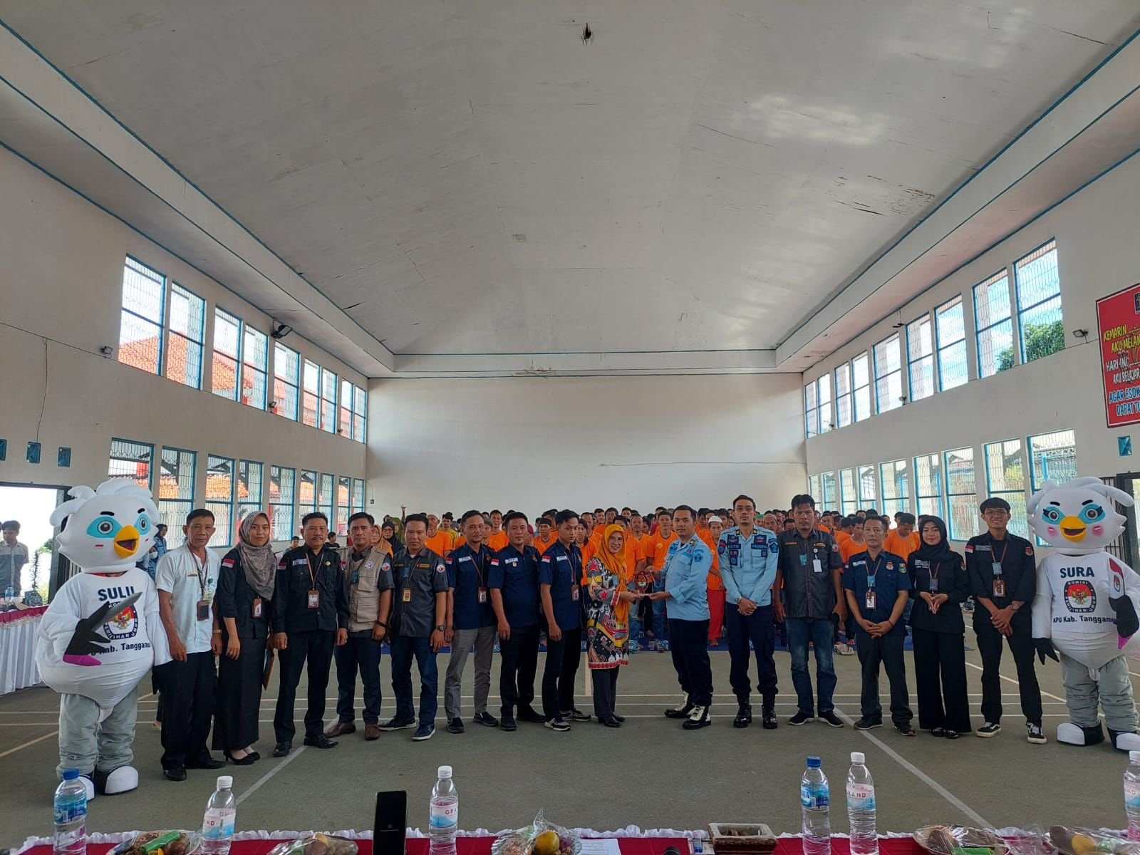 Warga Binaan Lapas Kotaagung Ikuti Sosialisasi Pendidikan Pemilih dan Partisipasi Pemilu 2024 oleh KPU Tanggamus