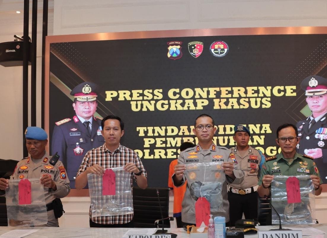 Polres Ponorogo Berhasil Ungkap Misteri Pembunuhan di Rumah Kontrakan, Dua Tersangka Diamankan