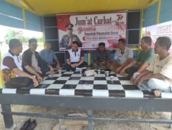 Jumat Curhat, Kapolsek Peureulak Barat Beri Pesan Kamtibmas Kepada Warga Beusa Seberang