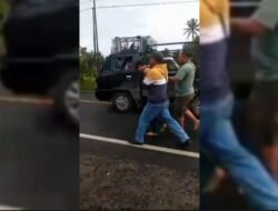 Polsek Kota Agung Dan Intel Kodim Bersama Warga Tangkap Tersangka Jambret