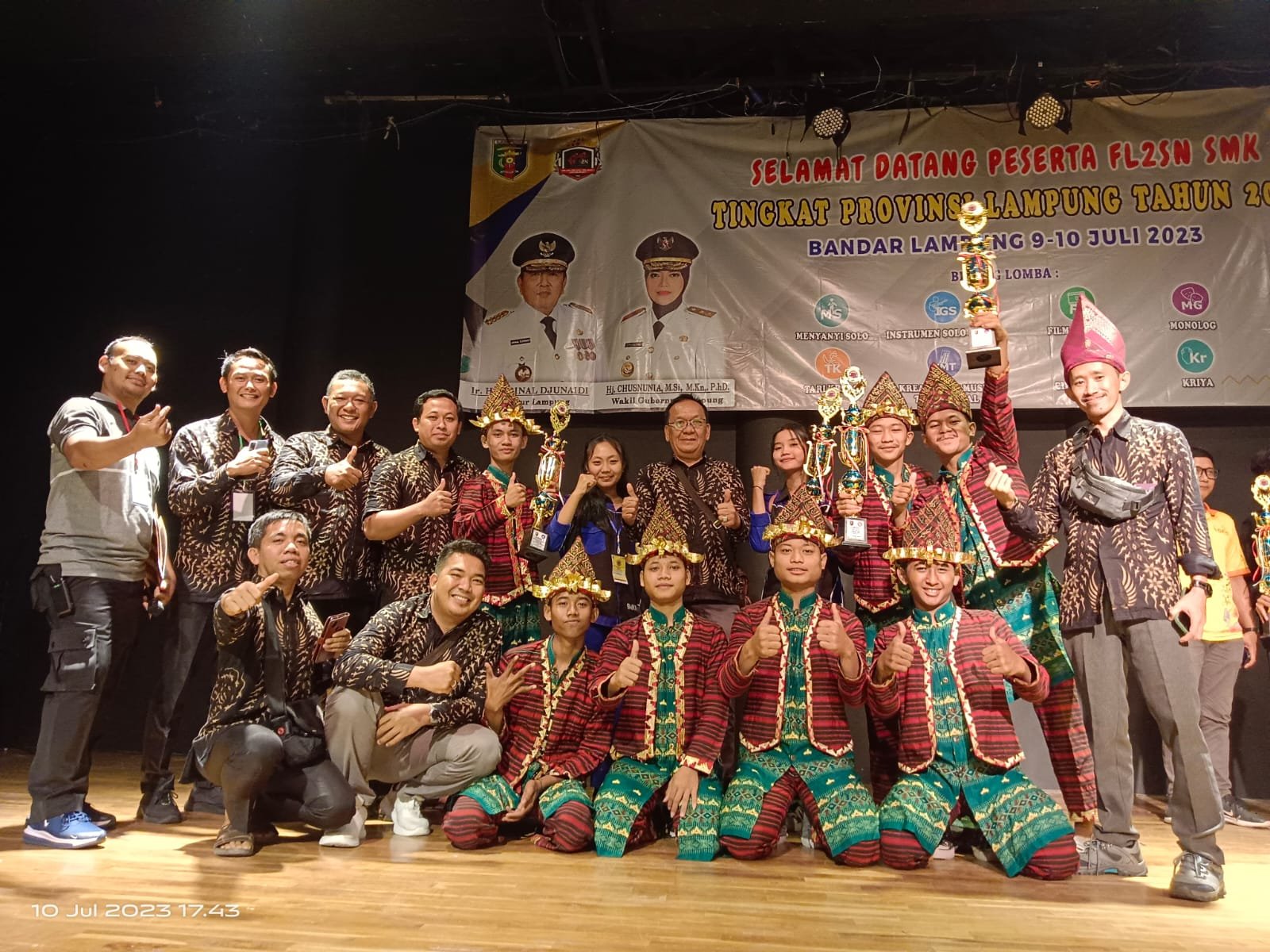 SMKN Buay Bahuga Way Kanan Selalu Raih Juara Dalam Lomba Seni Tingkat Nasional