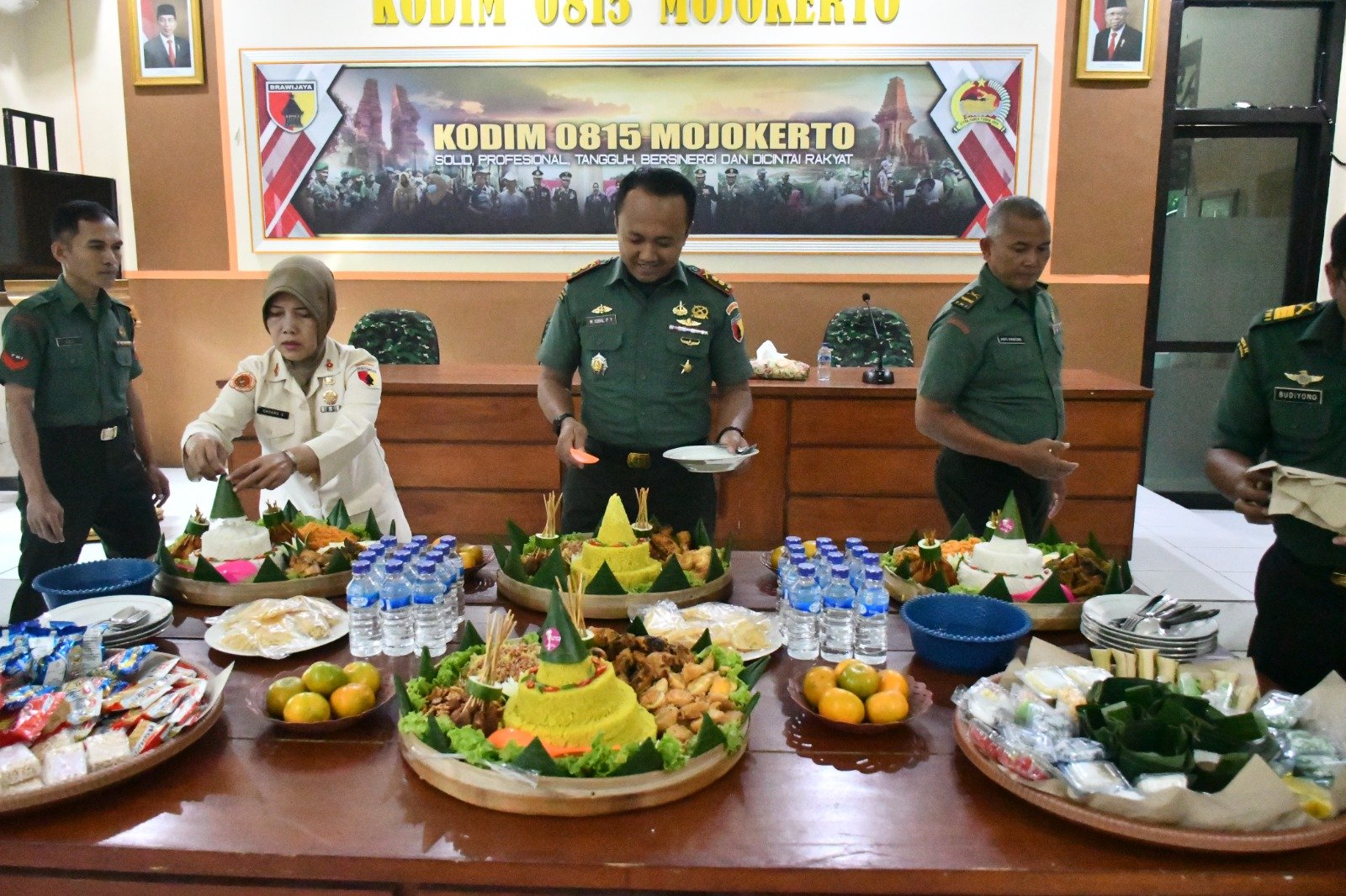 Rehab Markas, Kodim 0815/Mojokerto Gelar Syukuran