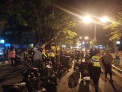 Harkamtibmas, Polres Pamekasan Amankan Puluhan Motor Terlibat Balap Liar