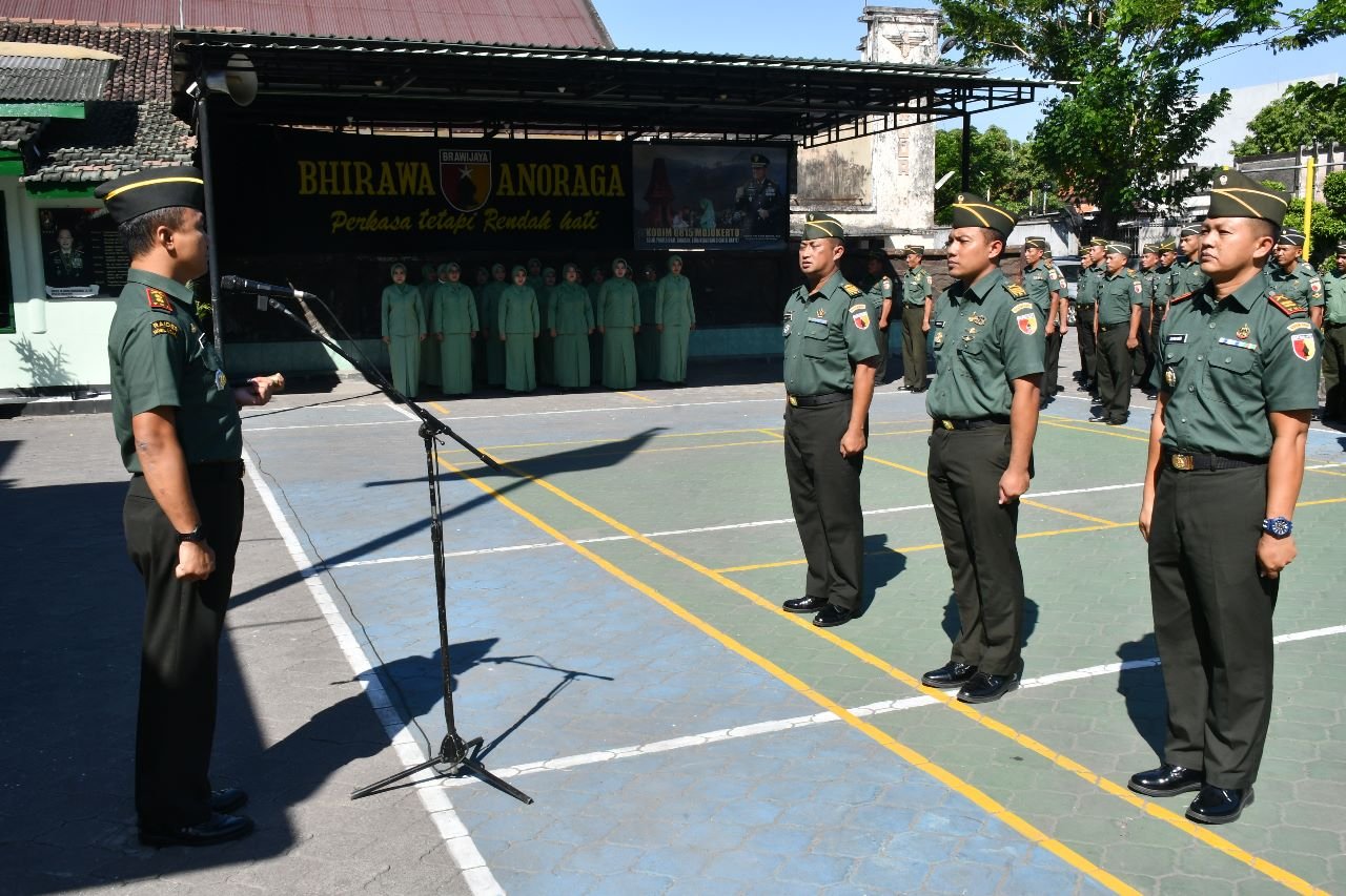 Alih Tugas Perwira, Dandim 0815 : Emban Tugas Dengan Dedikasi, Disiplin Tinggi Sebagai Prajurit TNI