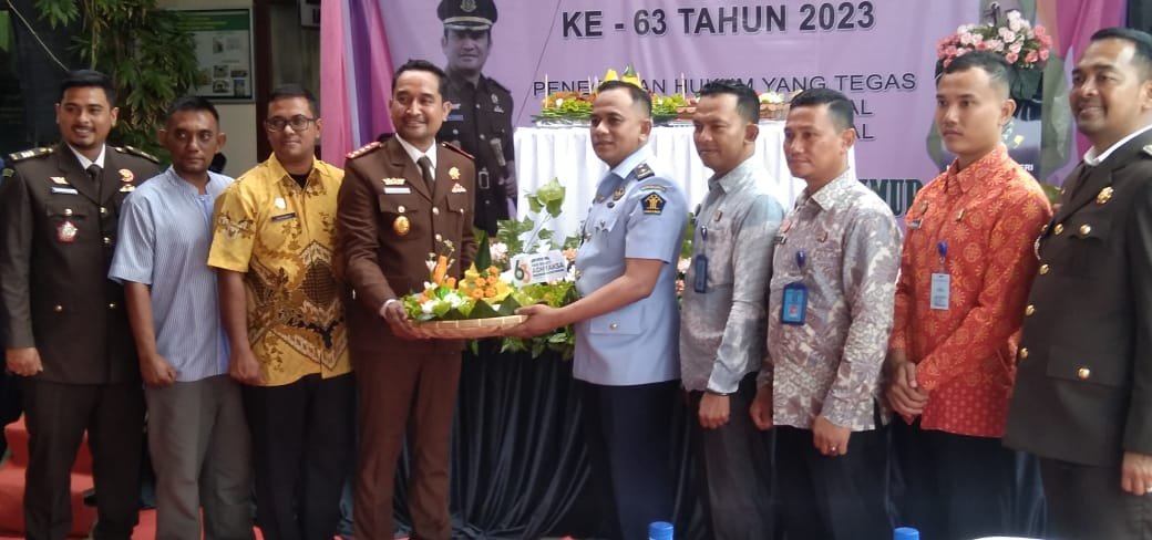 Kejaksaan Negeri Aceh timur Adakan Acara Syukuran Dalam Rangka HBA Ke- 63 Tahun 2023