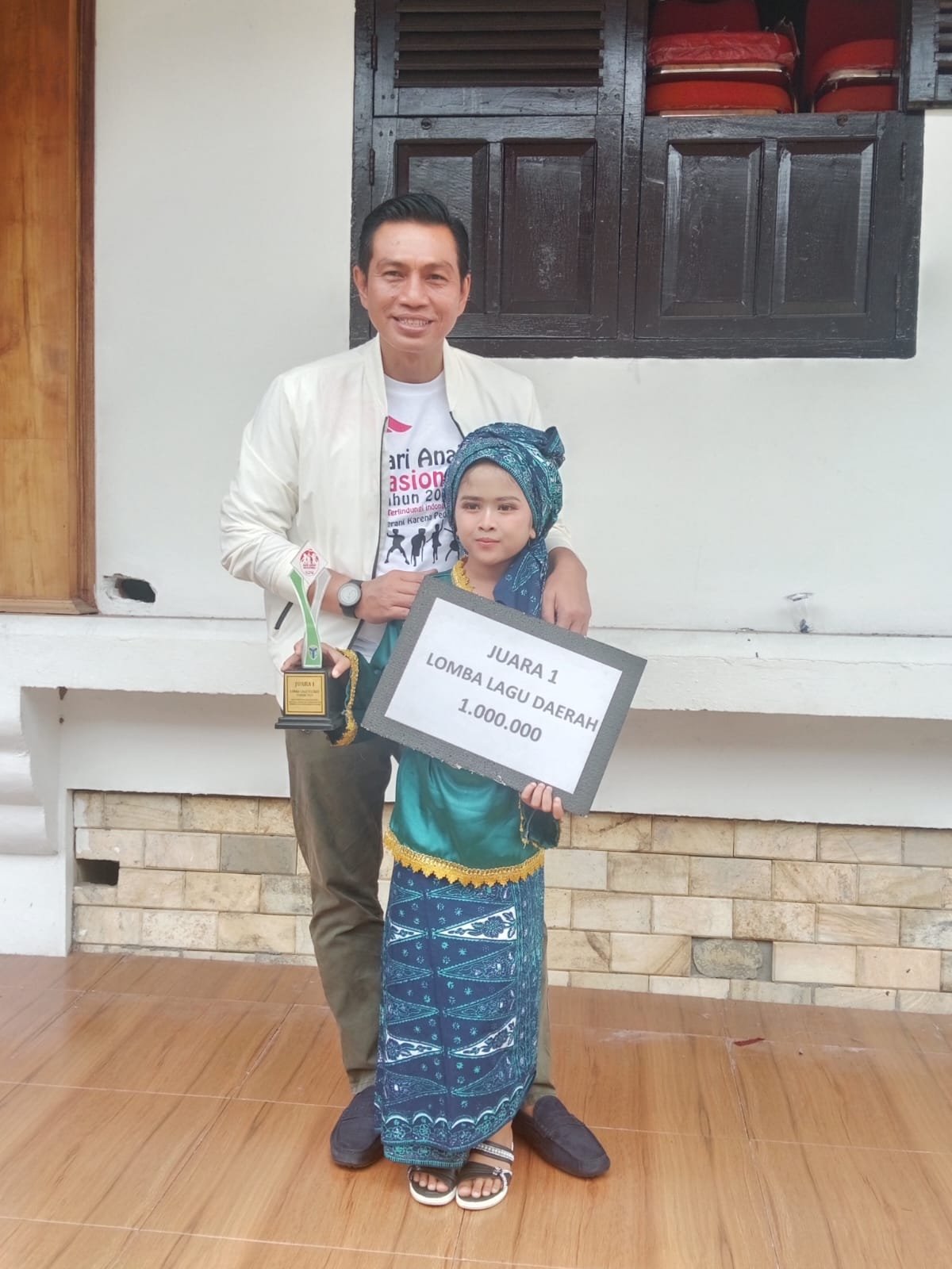 Dea Pertiwi Raih Juara Satu Lomba  Lagu Daerah Di Hari Anak Nasional Tahun 2023