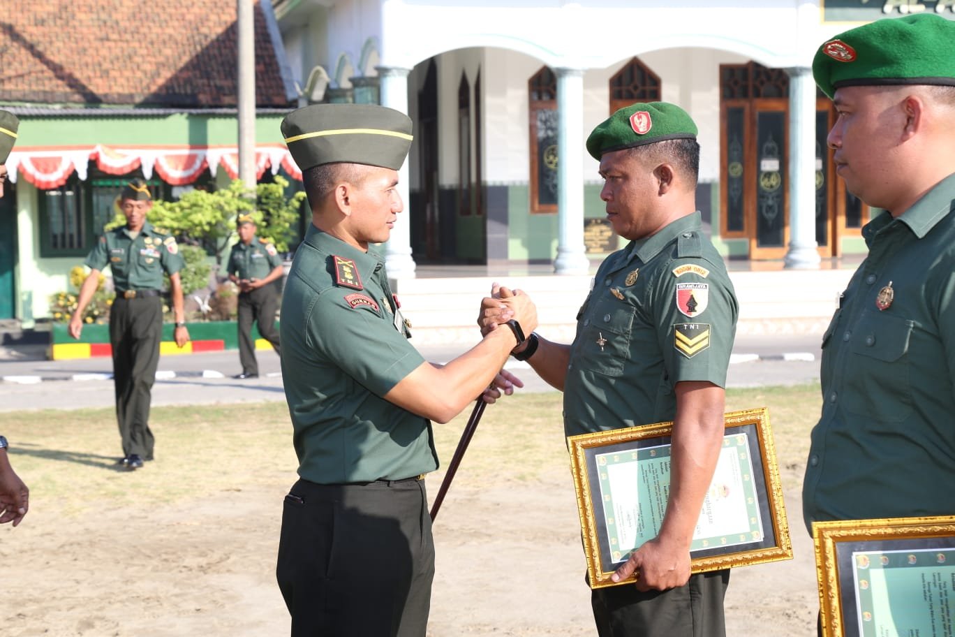 5 Personel Kodim Lamongan Pindah Tugas