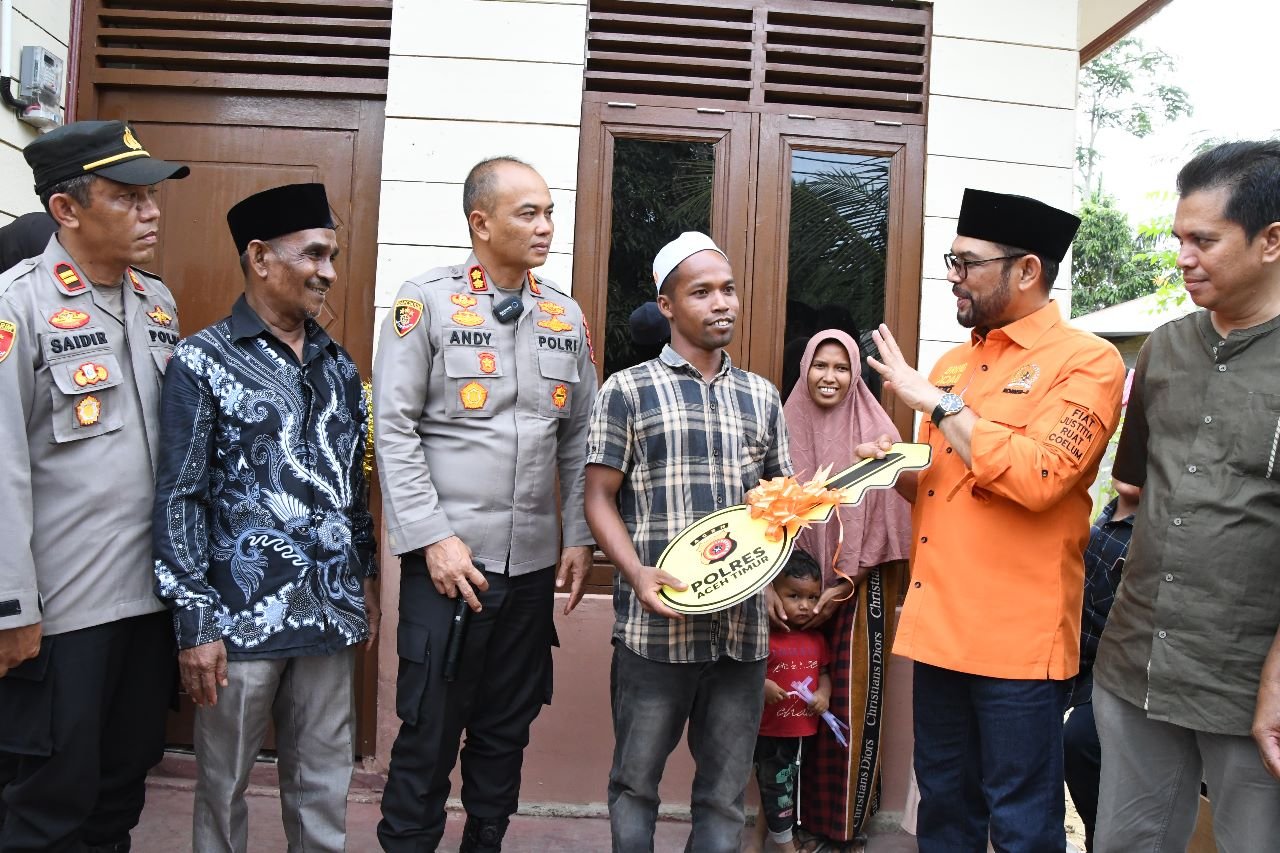 Bangun Rumah Untuk Warga, Anggota Komisi III DPR RI Apresiasi Kinerja Kapolres Aceh Timur