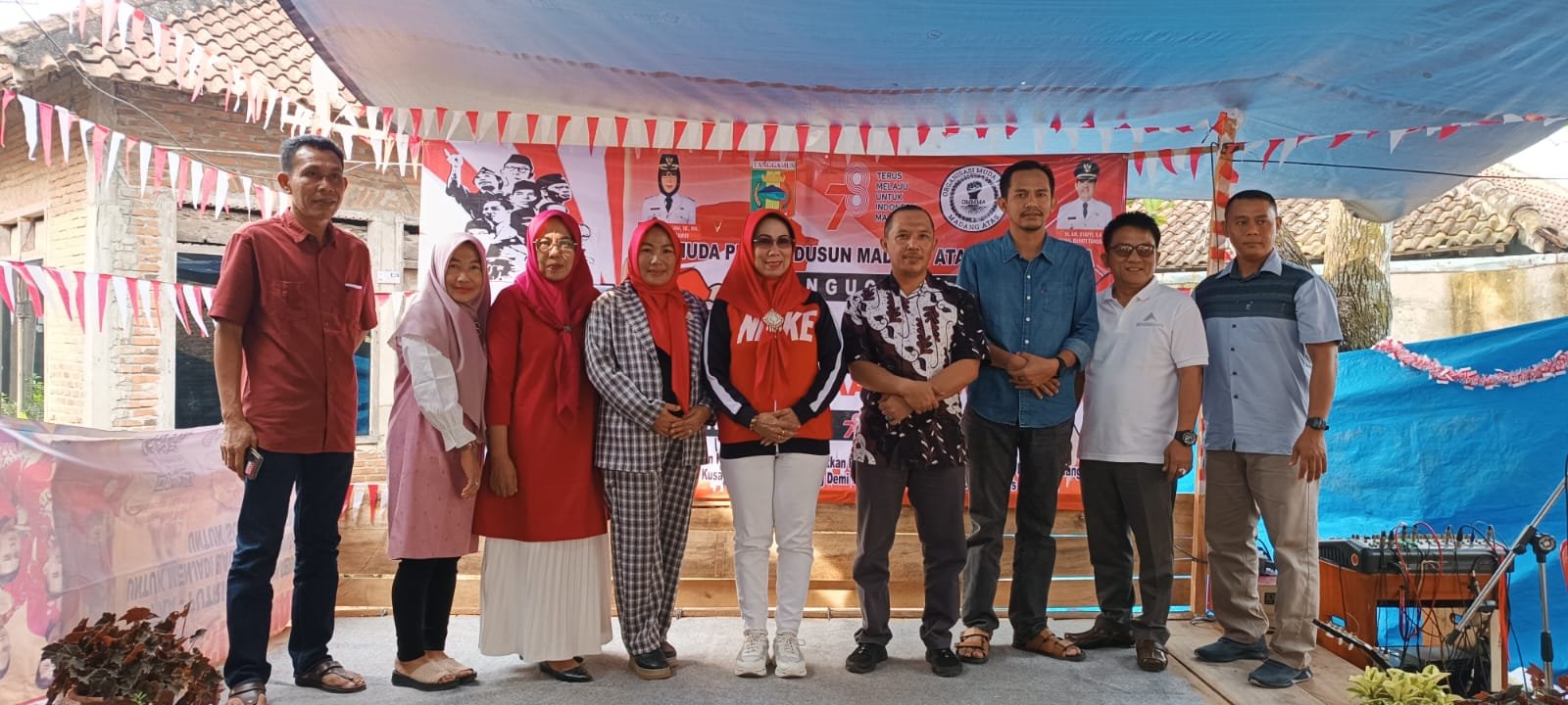 HUT RI Ke 78 Di Pekon KusaDi Hadiri Camat Dan Anggota DPRD Tanggamus