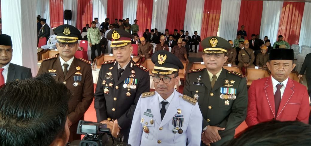 Upacara HUT ke-78 Republik Indonesia di Aceh Timur Khidmat