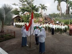Peringati HUT Kemerdekaan RI, Yayasan Khomsani Nur adakan Upacara Gabungan di Ponpes Khomsani Nur