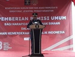 Lapas idi Berikan Remisi Bertepatan HUT RI Ke 78 Tahun