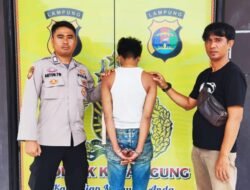 Dibantu Warga, Polsek Kota Agung Amankan Pencuri HP di Way Taman