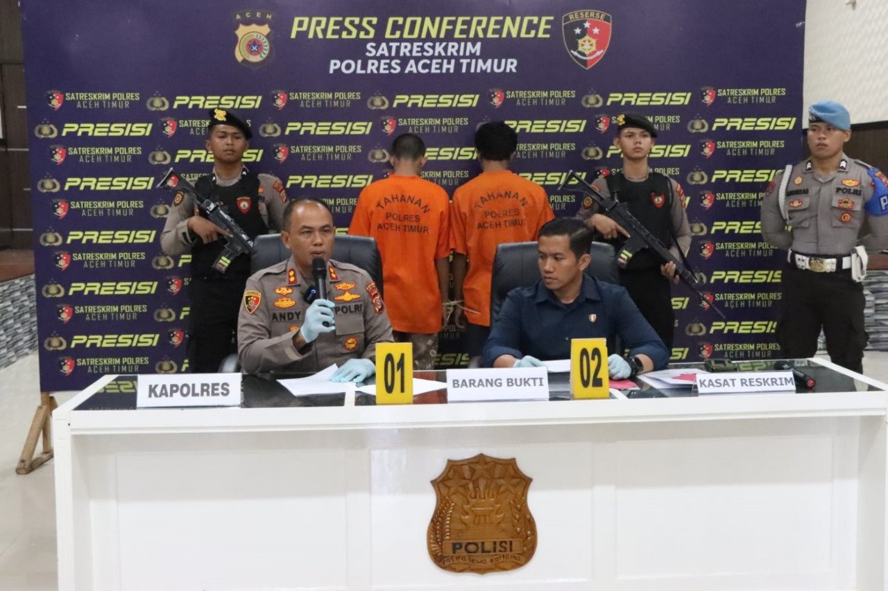 Satreskrim Polres Aceh Timur Ungkap Pelaku Jarimah Pelecehan Seksual Dan Pemerkosaan Terhadap Anak