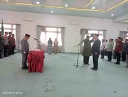 Pj Bupati Aceh Timur Lantik Penjabat Sekda Kabupaten Aceh Timur