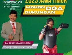 Murid SMPN 1 Krian Wakili Wushu Sidoarjo Bertanding di Porprov