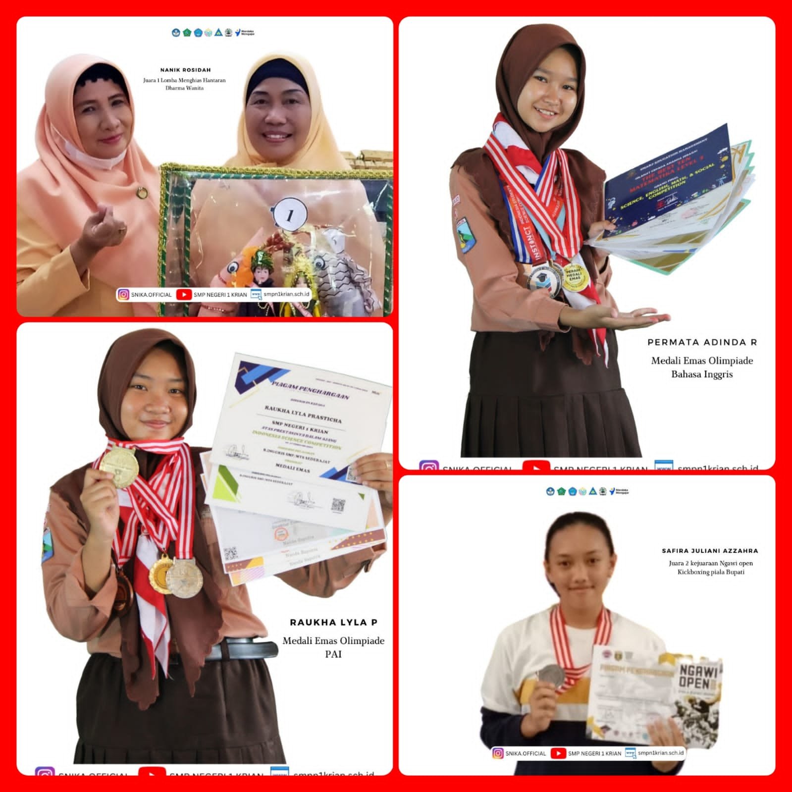 Murid SMPN 1 Krian Wakili Wushu Sidoarjo Bertanding di Porprov
