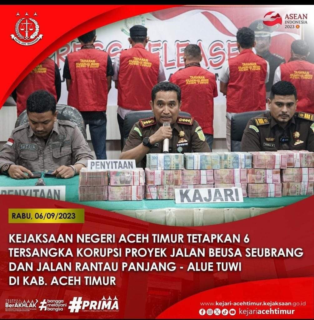 FAKSI : Apakah Hanya 6 Orang Terlibat Korupsi Pembangunan Jalan di Aceh Timur?