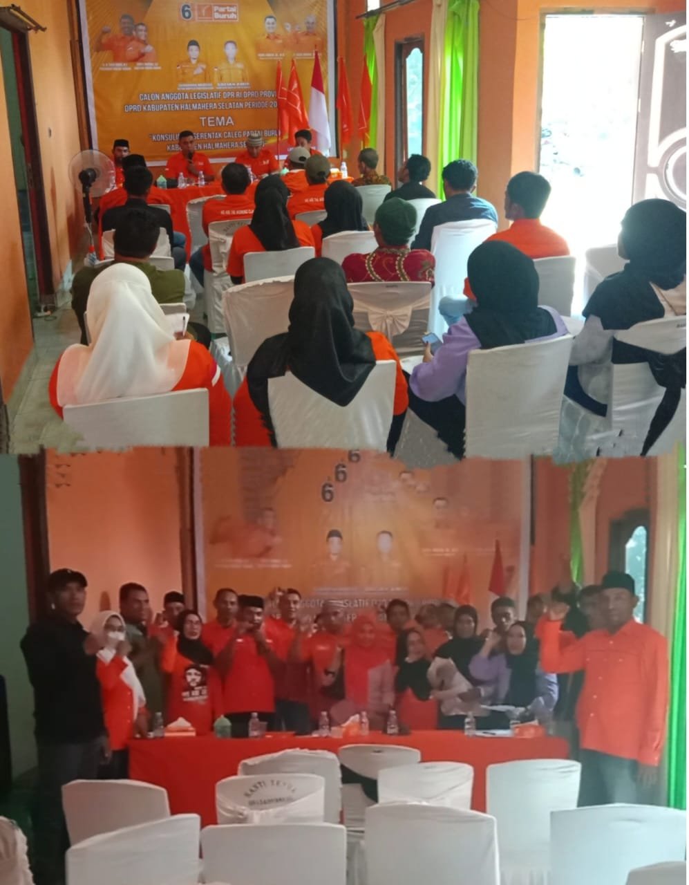 Caleg Partai Buruh Halsel Gelar Konsolidasi Serentak