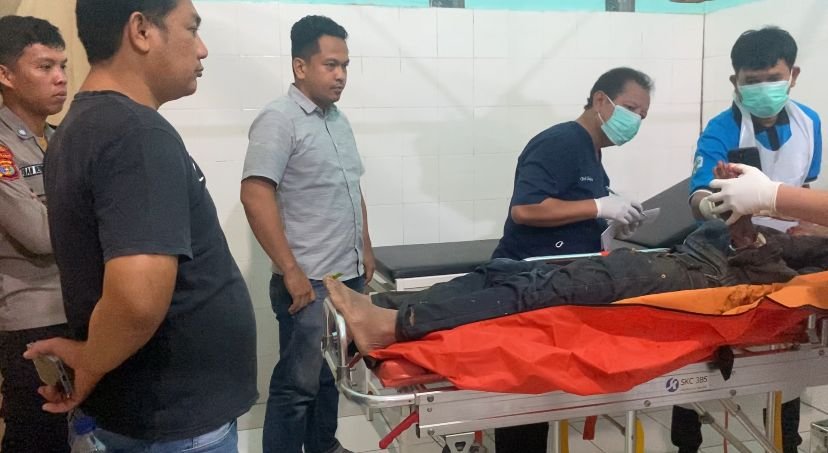 Gerak Cepat,Satreskrim Polres Tanggamus Dan Polsek Talang Padang Identifikasi Temuan Mayat