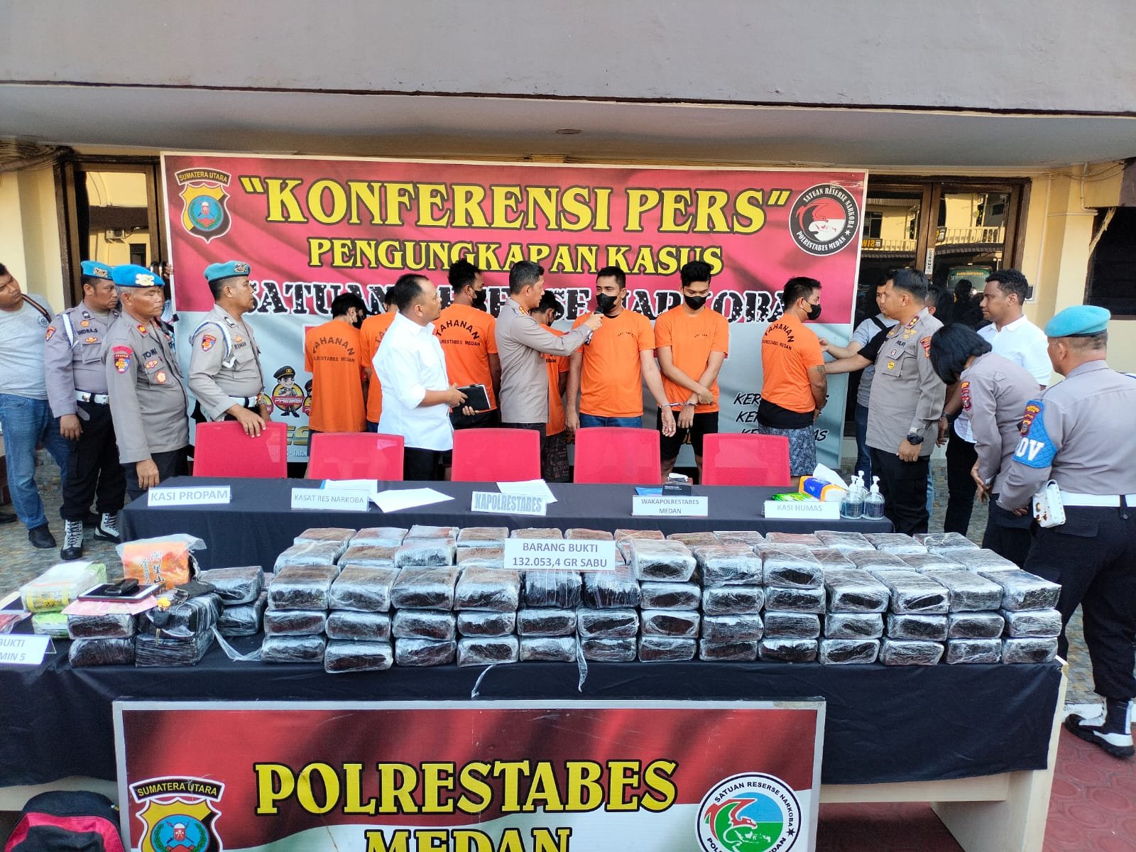 Hanya Hitungan Hari, Polrestabes Medan Berhasil Ungkap 56 Kasus Narkoba