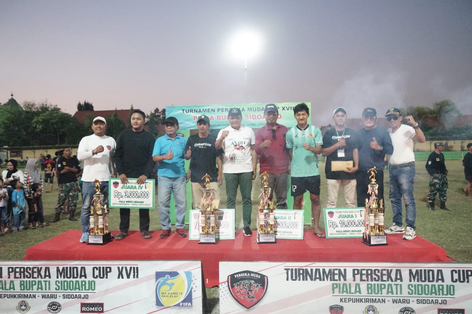 Tutup Turnamen Perseka  Muda Cup XVII, Wabup H. Subandi : Turnamen Perseka  Muda Cup Menjadi Wadah Mencetak Atlet Sepakbola Berprestasi