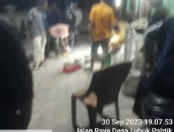 Jual beli timah dilubuk pabrik di malam hari tanpa ada tersentuh aparat penegak hukum