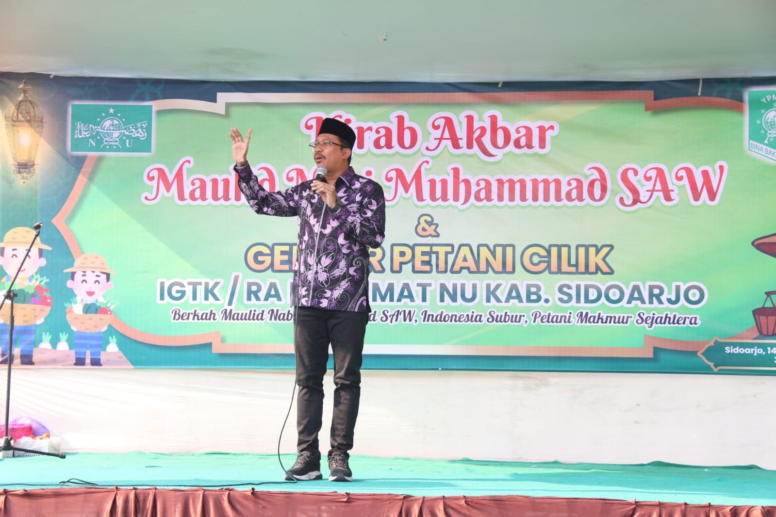 Gus Muhdlor Ajak Guru TK/RA Muslimat NU Tanamkan 4 Sifat Nabi Muhammad SAW Kepada Generasi Sidoarjo
