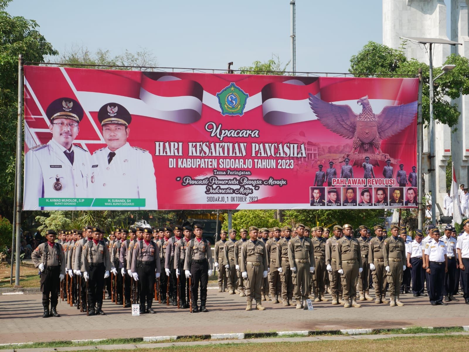 Peringati Hari Kesaktian Pancasila, Gus Muhdlor: Momentun Memperkuat Kebhinekaan