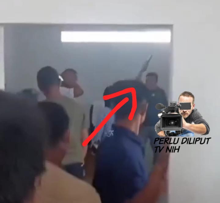 Aksi Koboi Letuskan Senpi Pemilik Dump Truk Ribut Dengan SPSI di Percut