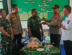 HUT ke 78 TNI, Polres Tanggamus Berikan Surprise ke Kodim Dan Koramil