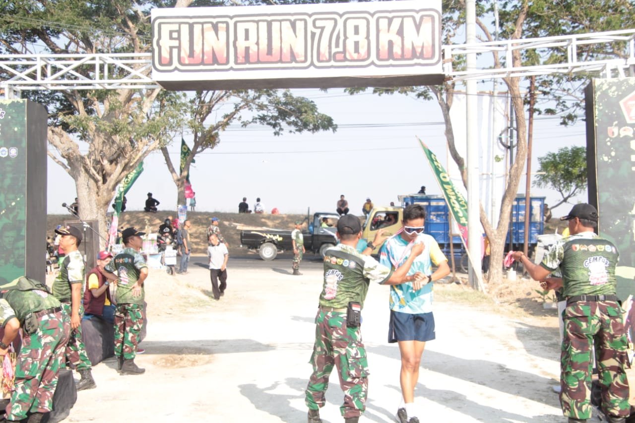 Gandeng Bea Cukai, Kodim Lamongan Adakan Fun Run