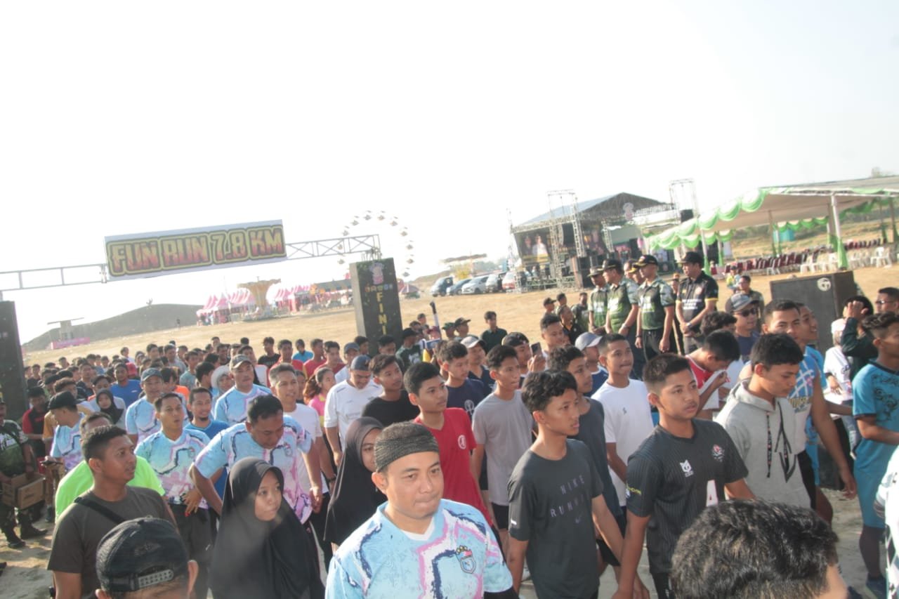 Gandeng Bea Cukai, Kodim Lamongan Adakan Fun Run