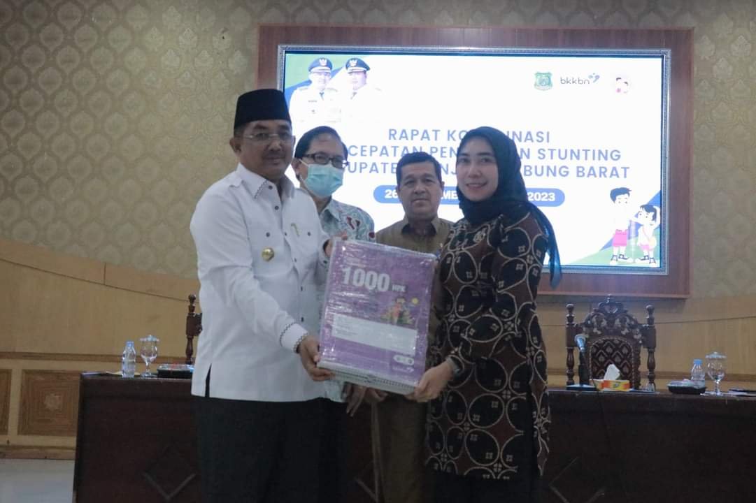 Bupati Anwar Sadat Hadiri Rakor Percepatan Penurunan Angka Stunting Tanjabbar