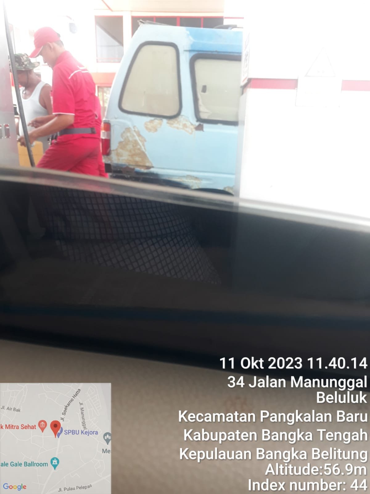 SPBU 24331115 Jalan Kejora Kecamatan Pangkalan Baru Bangka Tengah Biarkan Pengerit Minyak Gunakan Jerigen