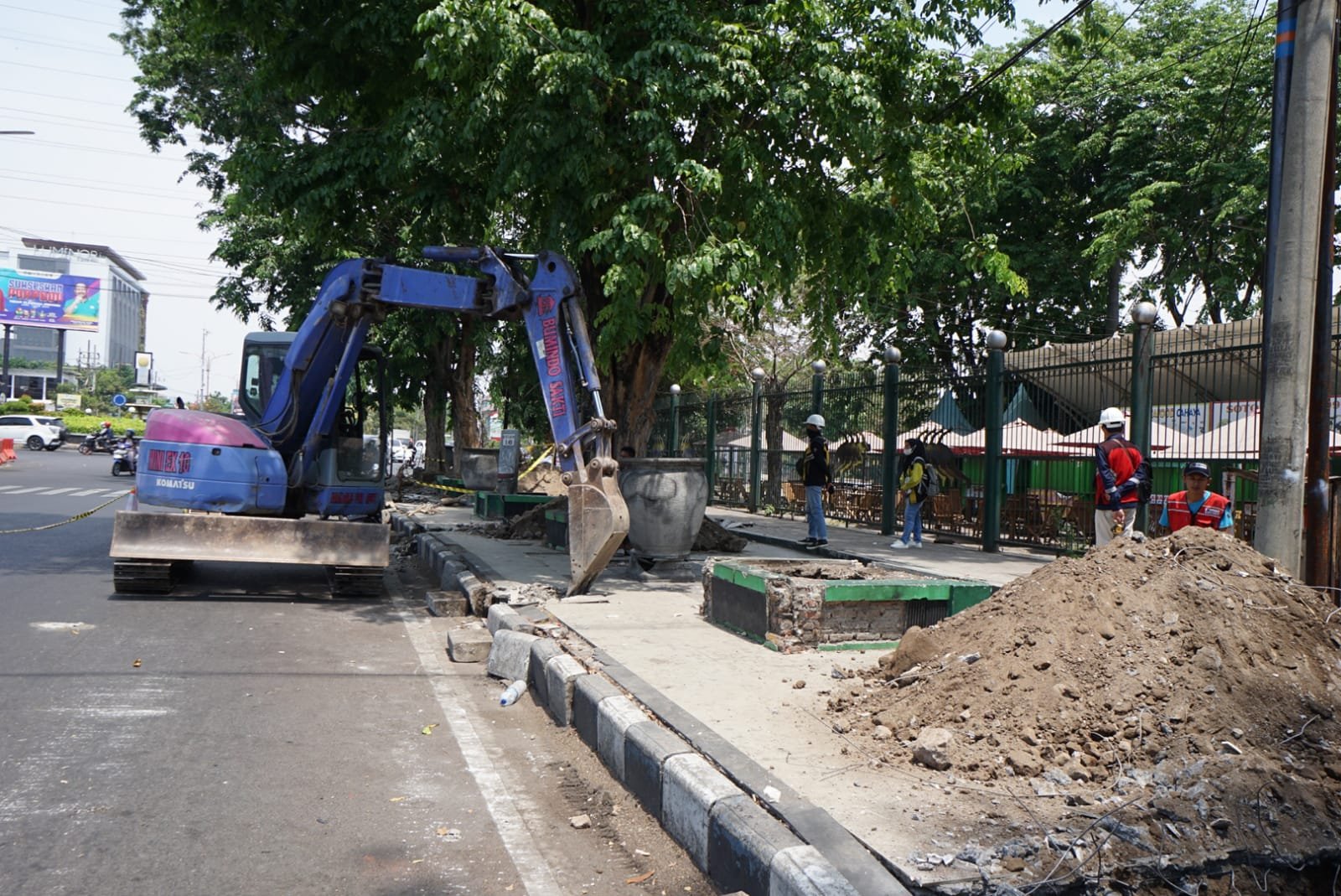 Pemkab Sidoarjo Revitalisasi Trotoar Stadion Gelora Delta, Target Rampung Akhir 2023
