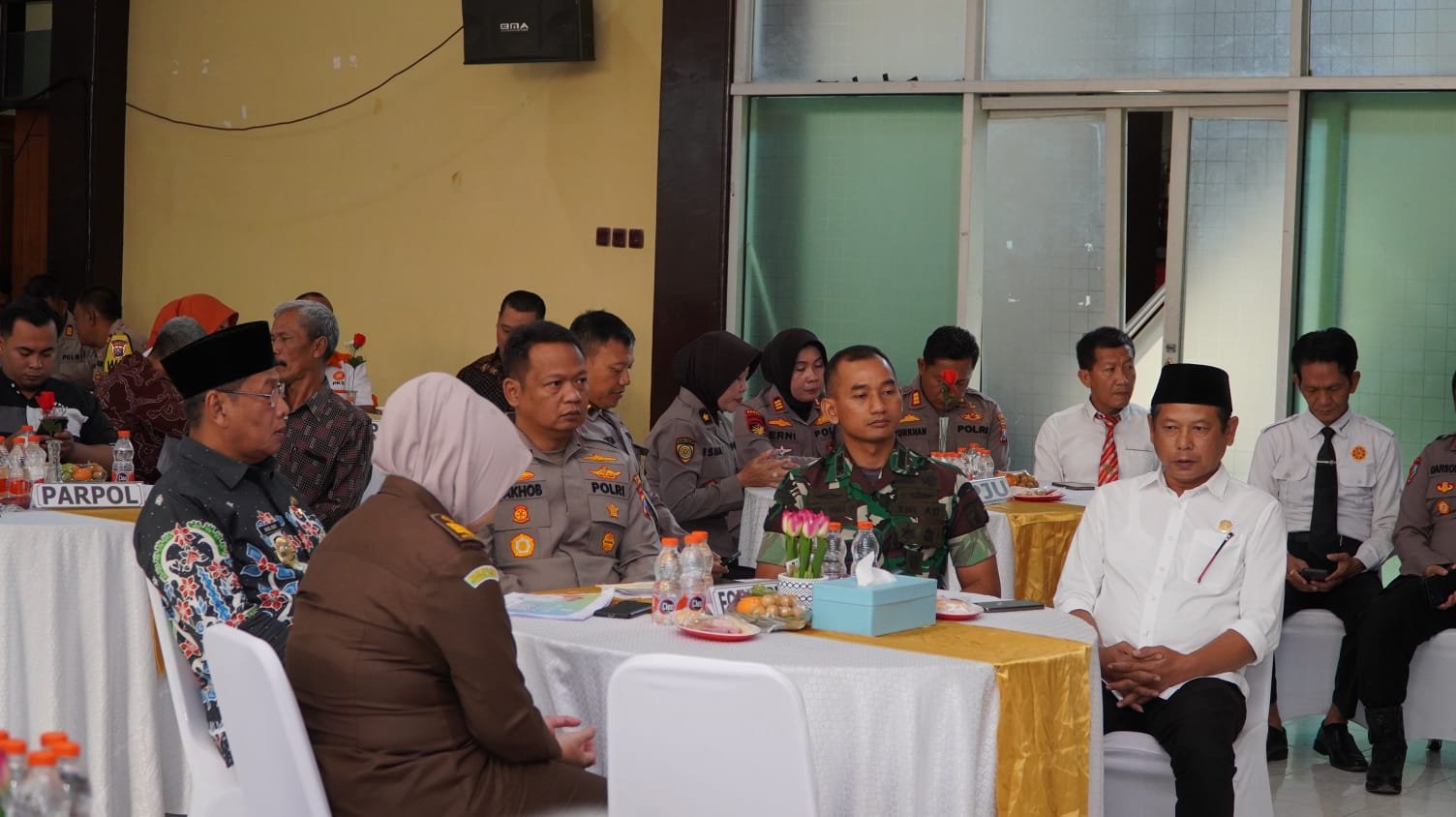 Rakor Kesiapan Operasi Mantap Brata, Dandim Lamongan Sampaikan Pentingnya Sinergitas