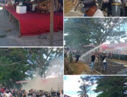 Polres Halsel Gelar SISPAMKOTA Dalam Rangka Pengamanan Pemilu 2024 Mendatang