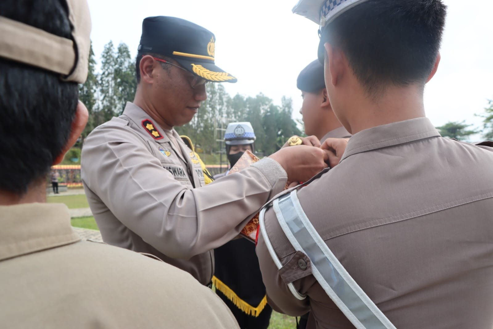 Siap Amankan Pemilu 2024, Polres Tanggamus Sinergi Gelar Pasukan Operasi Mantap Brata