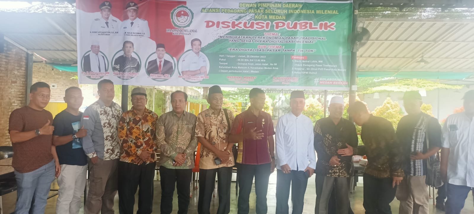 Perkuat Pasar Tradisional di Era Digitalisasi, APPSINDO Milenial Kota Medan Gelar Diskusi Publik