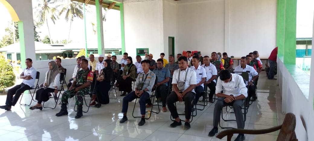 Koramil 1509- 01 Bacan Gelar Komunikasi Sosialisasi Dengan Komponen Masyarakat Tahun 2023