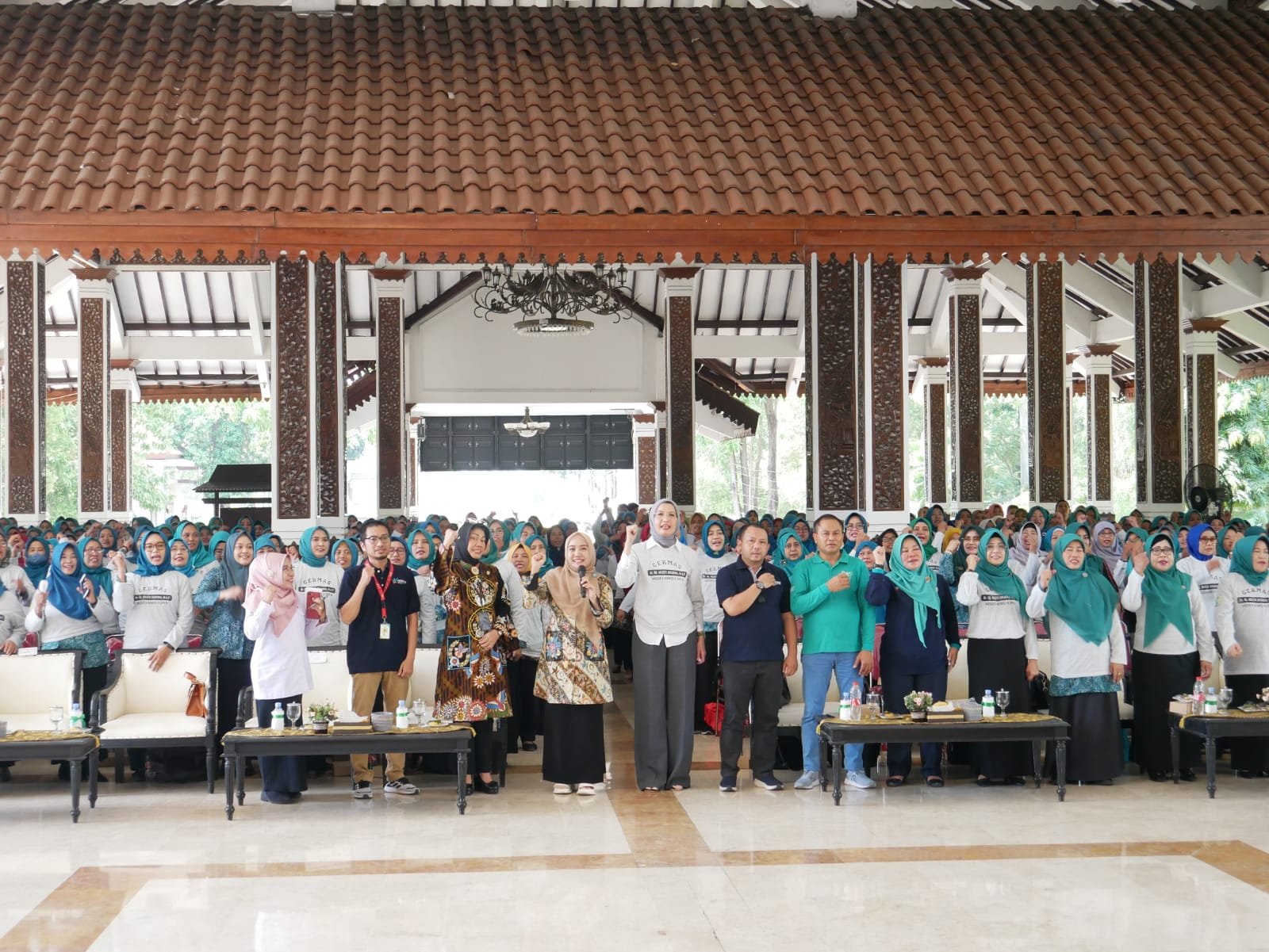 Ning Sasha Gelorakan Germas Dengan Menjaga Hidup Sehat