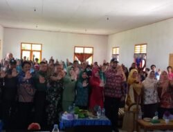 Danramil 1509-01/ Bacan Hadiri Grebek Stunting di Desa Bibinoi Kecamatan Bacan Timur Tengah
