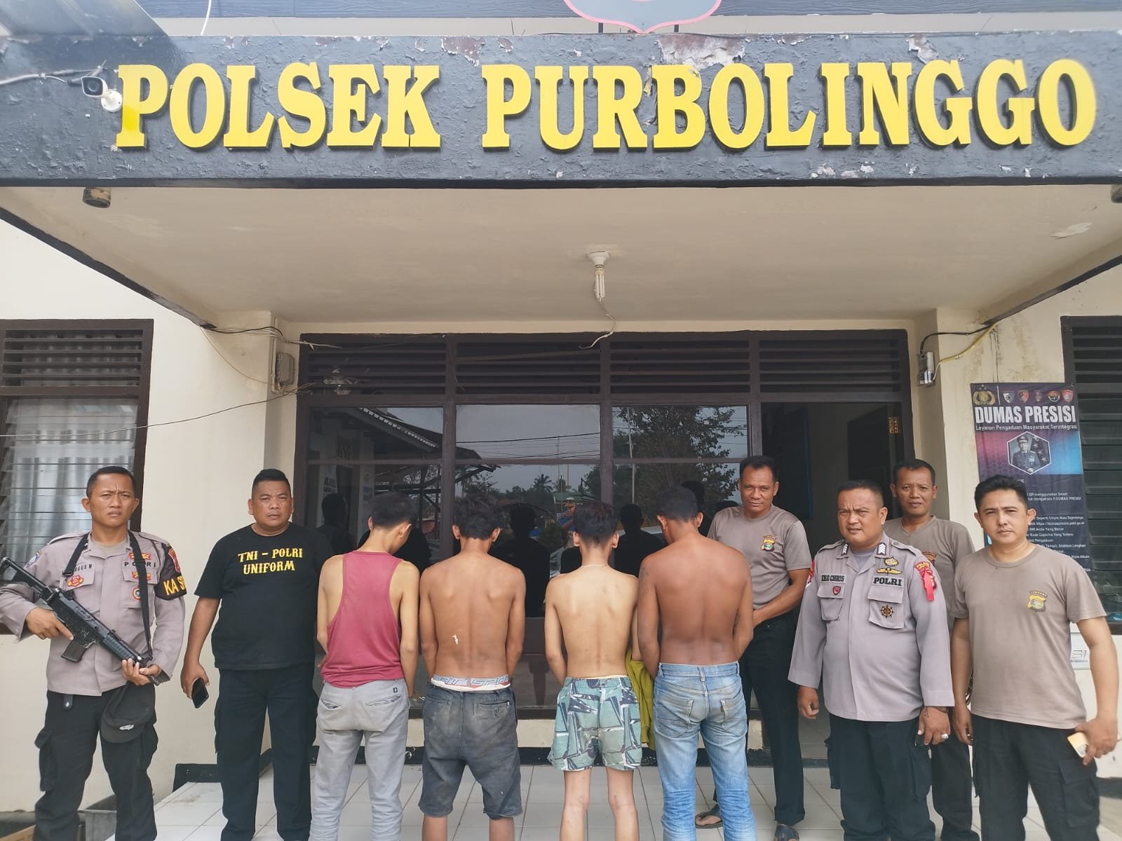 Lakukan Penipuan Di Bri Link Lamtim, 4 Orang Pelaku Ditangkap Polisi