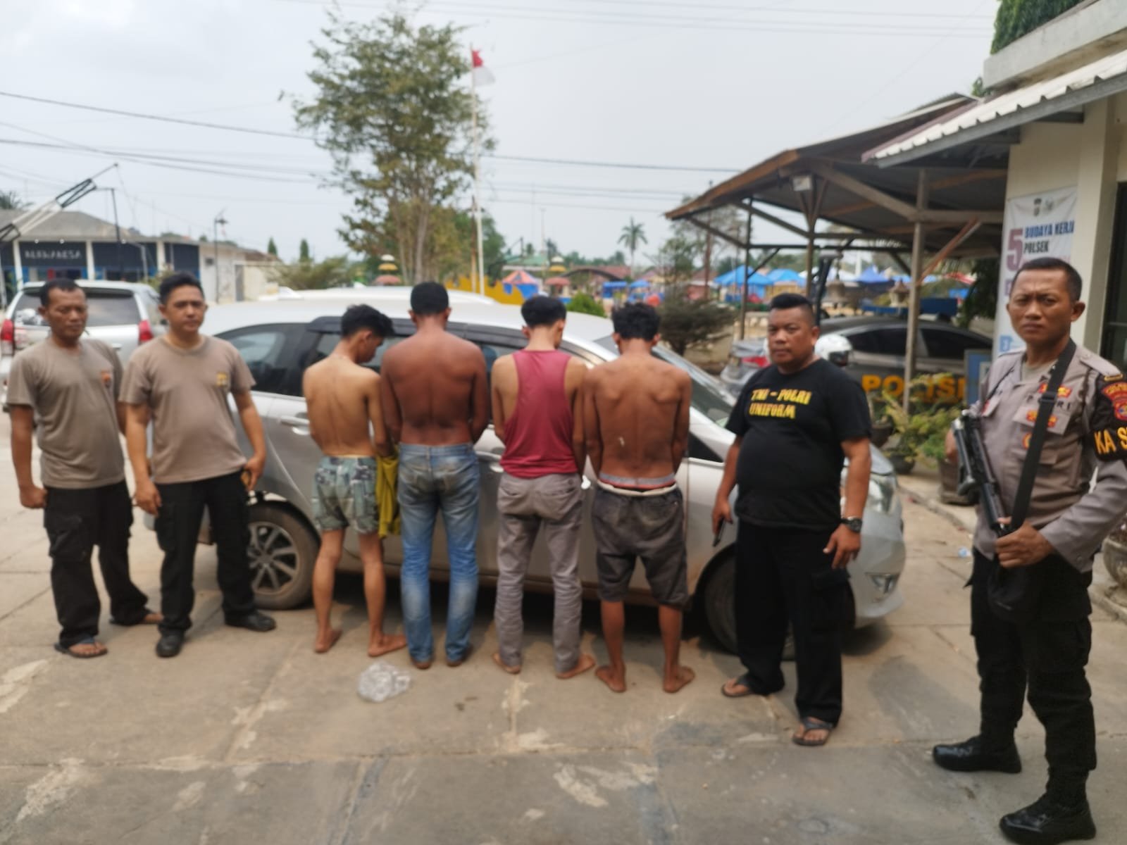 Lakukan Penipuan Di Bri Link Lamtim, 4 Orang Pelaku Ditangkap Polisi