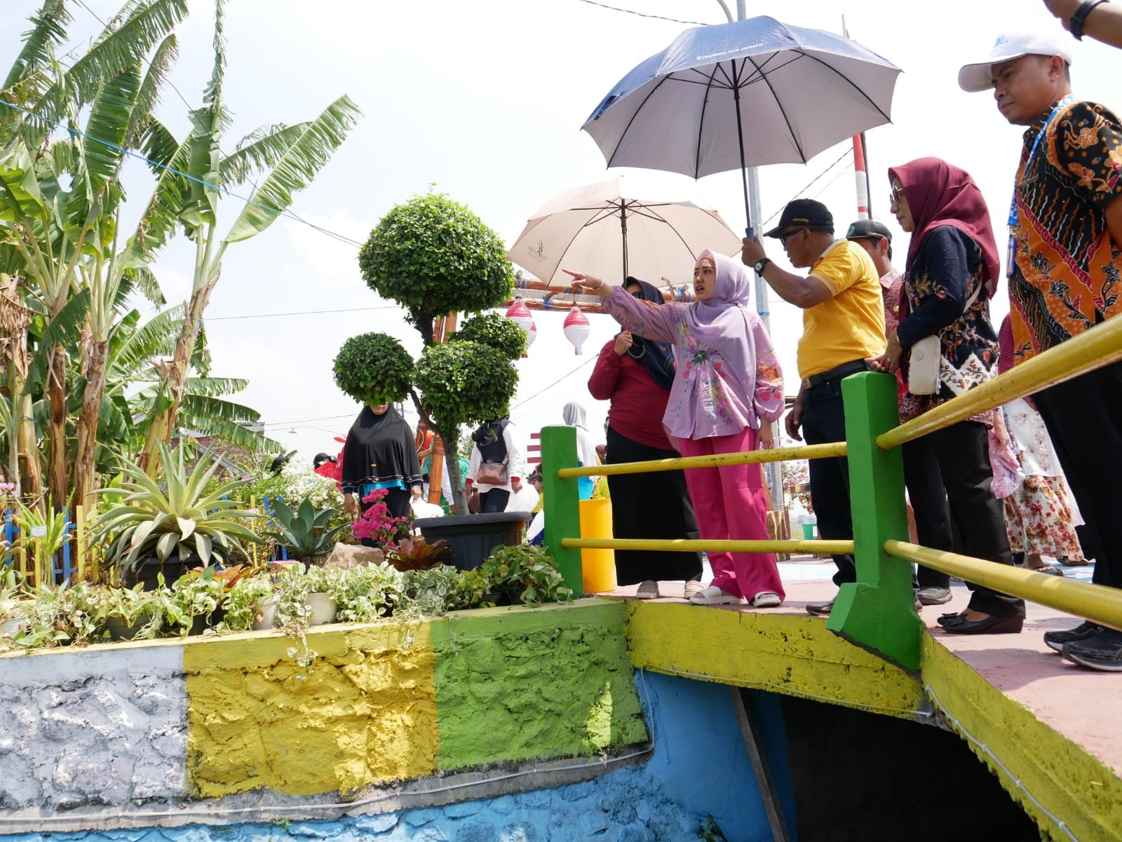Sebelum Penjurian Sido Resik, Ning Sasha Tinjau Wisata Kali Cerung Desa Kemantren Tulangan