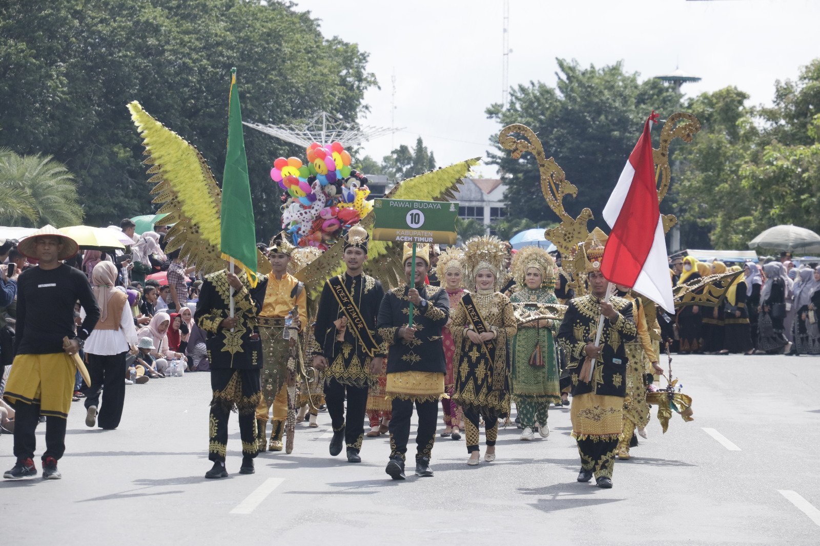 Pawai Budaya Aceh Timur Pukau Ribuan Warga