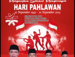 Pimpinan dan Anggota DPRD Kabupaten Sidoarjo Mengucapakan Selamat Memperingati Hari Pahlawan Ke-78 Tahun 2023