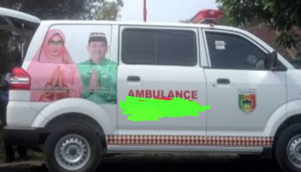 Pj.Bupati Tanggamus Himbau Seluruh Camat Untuk Melepas Sticker Bupati Dan Wakil Bupati Di Mobil Ambulance Milik Pekon